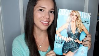 ASMR - Magazine Flip Through | Up Close Whispering \u0026 Hand Movements