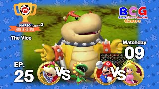 Mario Strikers Charged SS3 EP 25 Match 09 Bowser Jr. VS Piranha , Mario VS Peach