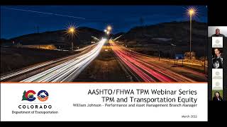 AASHTO TPM Webinar 11 - TPM and Equity