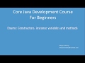 2. Enums: Constructors, instance variables and methods