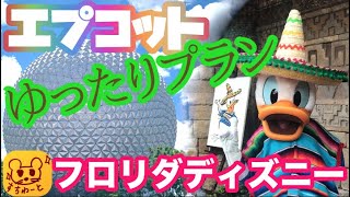 【WDW】ゆったり世界旅行⁉️エプコット🌐新婚旅行や記念日、リピーターさんにも！【ゆったりモデルプラン】ソアリン・フローズン🌐フロリダディズニーワールド