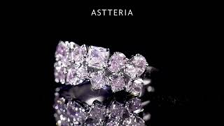 PINK DIAMOND RING 2.82CT ASTTERIA