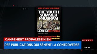 Programme d’été révolutionnaire: le campement à McGill plongé dans la controverse - Explications 18h