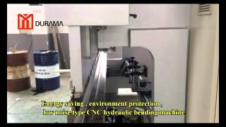 DURAMA Electro-hydraulic synchronized CNC press brake