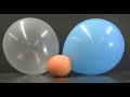 Not all balloons pop when squirted with an orange peel