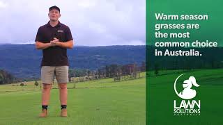 What are the common turf types in Australia?