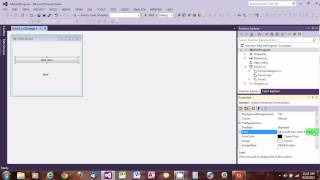 C# Simple Window form program using Visual Studio 2012