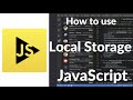 How to Use Local Storage in JavaScript | Save & Retrieve Data Like a Pro