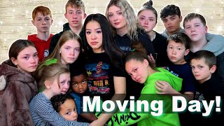 Moving Day! | We Are Going Go Miss Them! | New Place Tour!