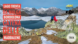 Lago Trenta (Alplanher see) escursione da m.ga Bordolona Bresimo Val di Non - Gruppo delle Maddalene