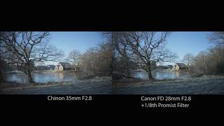 Chinon vs Canon FD | Vintage lens comparison