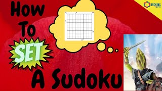 How I Set Sudoku:  Aspartagcus