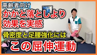 【効率良い筋トレ】骨密度の低下や足腰の衰えを同時に改善する簡単に出来る骨密度強化スクワット