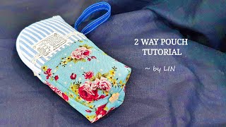 2 WAY POUCH TUTORIAL ‖ НАЗАД ДО ШКОЛИ #HandyMum