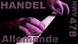 George Frideric HANDEL: Allemande in A minor, HWV 478