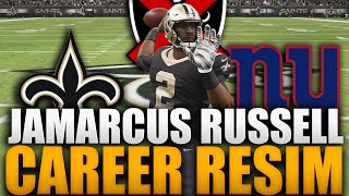 JaMarcus Russell Career Re-Simulation! He Nearly Falls Out Of The First Round! Madden 21 Franchise