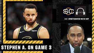 Stephen A. reacts to the Warriors' Game 3 loss: Steph Curry looked EXHAUSTED! | SC with SVP