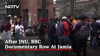 Students Detained, Riot Police At Delhi's Jamia Over BBC Film Screening