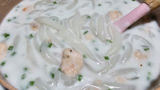 ✅Chỉ Cần 2 Loại Bột Nấu Món Bánh Canh Nước Cốt Dừa Kiểu Này Rất Ngon