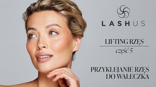 LASHUS - Lifting rzęs 5 - Przyklejanie rzęs do silikonowego wałeczka