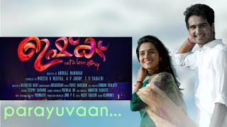 Parayuvaan__ISHQ Movie Official Song | Shane Nigam | Sid Sriram |