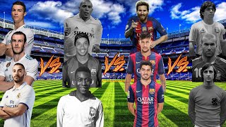 Cristiano, Benzema, Bale 🆚 Messi, Neymar, Suarez 🆚 R9, Pele, Ronaldinho 🆚 Maradona, Zidane, Cruyff 🔥