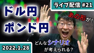 ポンド円・ドル円・ユーロドル・ニュージードル・ビットコインの分析するよ〜！ #21