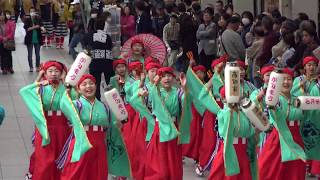 2018年[4K]上町よさこい鳴子連｢おきゃく2018･京町｣