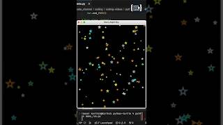 Python Turtle - Starry Night Sky 🤩Graphics 31 | #coding #pythonturtlegraphics #codingwithkarthik