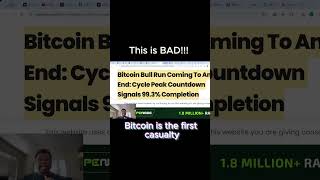This Is Bad Bitcoin Is The First Casualty Btc Crypto Trump