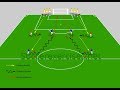 Passing, dribble and score a goal drill - Soccer Exercises #56