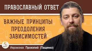 ВАЖНЫЕ ПРИНЦИПЫ ПРЕОДОЛЕНИЯ ЗАВИСИМОСТЕЙ.  Иеромонах Прокопий (Пащенко)