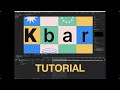 KBar3 for After Effects Tutorial