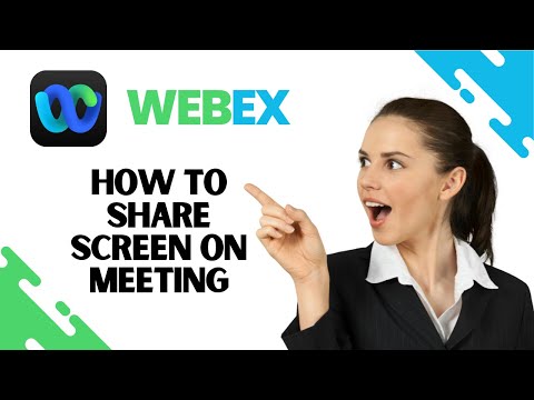 How to Share a Screen in Webex Meetings (FULL GUIDE)