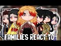 💘Demon Slayer Families react to their kids |all parts|