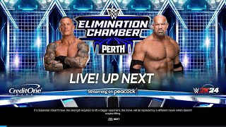 WWE 2K24 FULL MATCH — Randy Orton Vs Goldberg — World Title Match