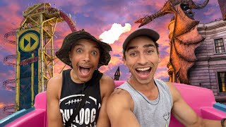 RIDING EVERY RIDE AT UNIVERSAL STUDIOS FLORIDA! (WE MADE A MISTAKE)