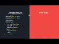 Abstract Classes vs Interfaces (Java)