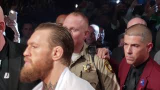 Conor McGregor walk out for his fight versus Cowboy Cerrone