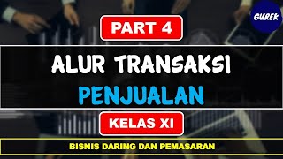 Administrasi Transaksi Kelas XI - (Part 4) - Alur Transaksi Penjualan (Tunai \u0026 Kredit)