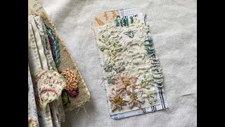 #52tagshannemade | week 21 'Bullion stitch over the edge'