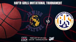 INVITATIONAL GIRLS VARSITY TOURNAMENT 2024 - JCHS vs TORONTO  - 10:30AM / SCOTT SATRAN ARENA