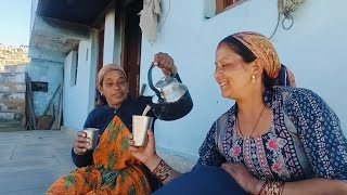 1 दिन में न जाने कितनी चाय पी लेते हैं हम दोनों सास और बहू ☕☕🫖🫖