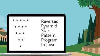 Another Way To Print Reverse Pyramid Star Pattern (HINDI) - 7 || Java Pattern Programs