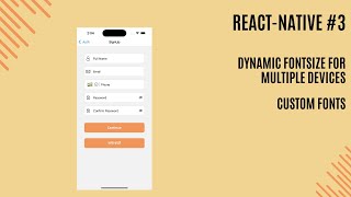React Native #3 - React Native Custom Fonts