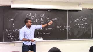 Math 1108-R17 Lecture 0 - Class Intro