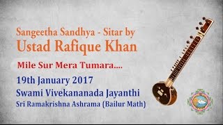 Mile Sur Mera Tumara - Sitar by Ustad Rafique Khan