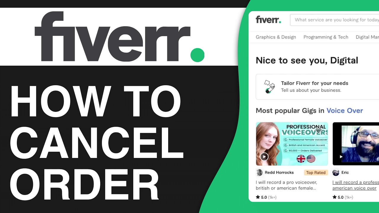 How To Cancel Fiverr Order (Step By Step) - YouTube