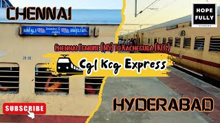 Chennai To Hyderabad Train Travel 🚆 17651 Cgl Kcg Express Chennai Egmore To Kacheguda Full Journey