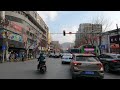 驾驶市区 黄石【高清pov.4k.5k.】过年驾车在黄石武汉路上堵一堵 driving downtown huangshi china